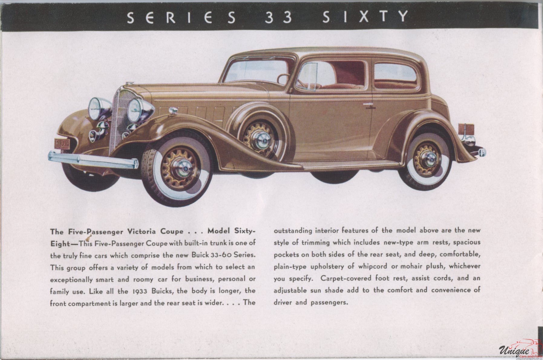 1933 Buick Brochure Page 9